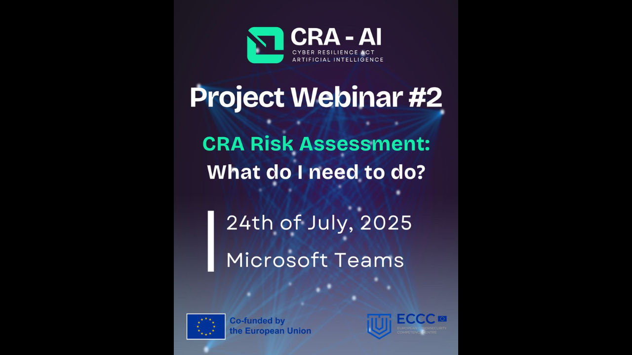 ENISA and CCL participate in CRA-AI Webinar on the Risk Assessment